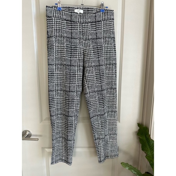 Avenue Montaigne Women’s Peggy Houndstooth Ankle Pull On Pants Sz. 2 - Picture 1 of 9